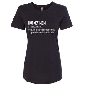 Hockey Mom Definition Funny Women’s Short Sleeve T-shirt